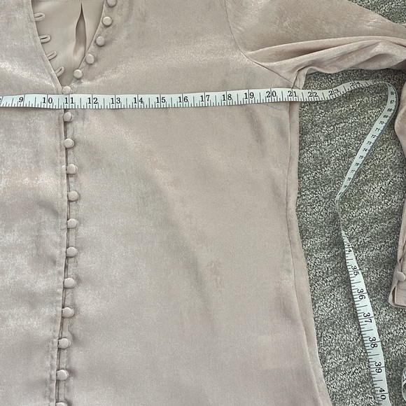 Express Portofino Blouse with Ruffle Collar and Button Front - Picture 6 of 8